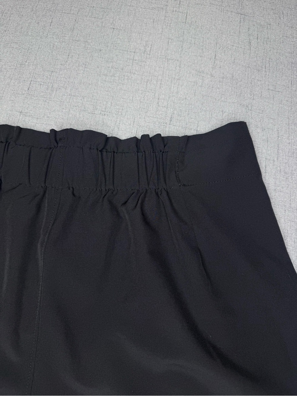 RBX Pleated Black Quick Dry Shorts with Elastic Waist and Pockets Medium - Picture 7 of 10